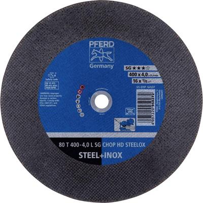 PFERD TOOLS 80 T 400-4,0 L SG CHOP HD STEELOX/25,4 66324082 Doorslijpschijf recht 400 mm 10 stuk(s) RVS, Getemperd staal, Staal PFERD TOOLS 80 T 400-4,0 L SG CHOP HD STEELOX/25,4 66324082 Doorslijpschijf recht 400 mm 10 stuk(s) RVS, Getemperd staal, Staal