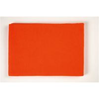 Creativ Company Hobbyvilt, vel 42x60 cm, dikte 3 mm, oranje, 1 vel - thumbnail