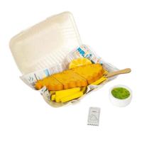 Bigjigs houten vis en friet speelset, 26dlg. - thumbnail