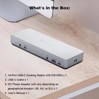 Hyper Drive 14-Port USB-C Docking Station dockingstation - thumbnail