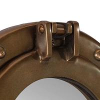 VidaXL Wandspiegel patrijspoort ø30 cm aluminium en glas - thumbnail