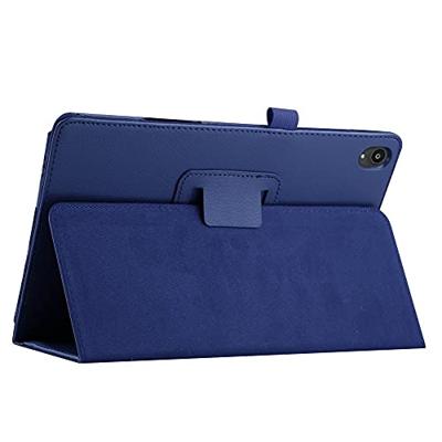 Lunso - Stand flip sleepcover hoes - Lenovo Tab P11 / P11 Plus - Donkerblauw Lunso - Stand flip sleepcover hoes - Lenovo Tab P11 / P11 Plus - Donkerblauw