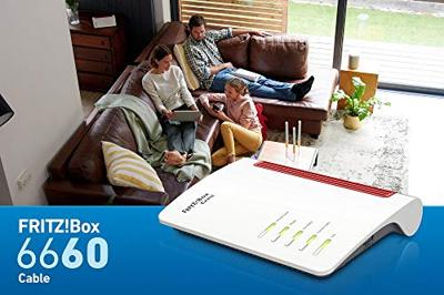 FRITZ! AVM FRITZ!Box 6660 Cable Modem - 20002933 WiFi-router met modem Refurbished (zeer goede staat) Geïntegreerd modem: Kabel 2.4 GHz, 5 GHz 2.4 GBit/s