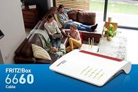 FRITZ! AVM FRITZ!Box 6660 Cable Modem - 20002933 WiFi-router met modem Refurbished (zeer goede staat) Geïntegreerd modem: Kabel 2.4 GHz, 5 GHz 2.4 GBit/s - thumbnail