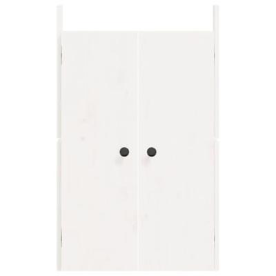 VidaXL Kastdeurtjes voor buitenkeuken 50x9x82 cm grenenhout wit VidaXL Kastdeurtjes voor buitenkeuken 50x9x82 cm grenenhout wit