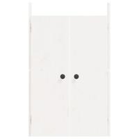 VidaXL Kastdeurtjes voor buitenkeuken 50x9x82 cm grenenhout wit - thumbnail