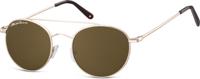 Montana By SBG zonnebril unisex Aviator goud (S91D) - thumbnail