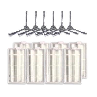 XI243 3 paar K614 side brushes + 8 stuks I208 filters set voor ILIFE V5S Pro/V50/V5S