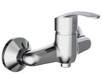 Douchekraan Schütte Sirani Eéngreepsmengkraan Geluidloos Klassiek Chroom - thumbnail