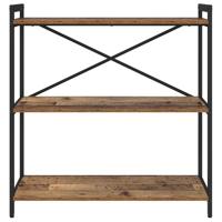Boekenkast Oud hout 80 x 30 x 83 cm Bewerkt hout - thumbnail