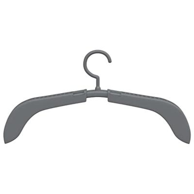 VidaXL Kledinghanger uittrekbaar 10 st grijs VidaXL Kledinghanger uittrekbaar 10 st grijs