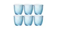 Bormioli Rocco Waterglazen 290 ml 6 Stuks Blauw/Transparant/Glas - thumbnail
