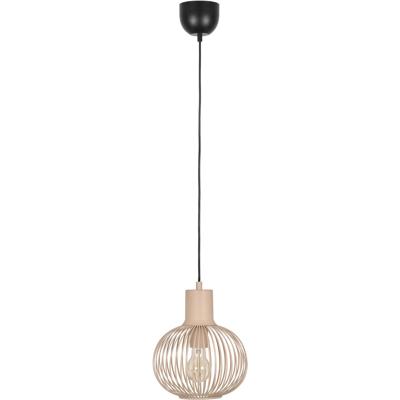 LED Hanglamp - Hangverlichting - Trion Alia - E27 Fitting - 1-lichts - Rond - Zand - Metaal