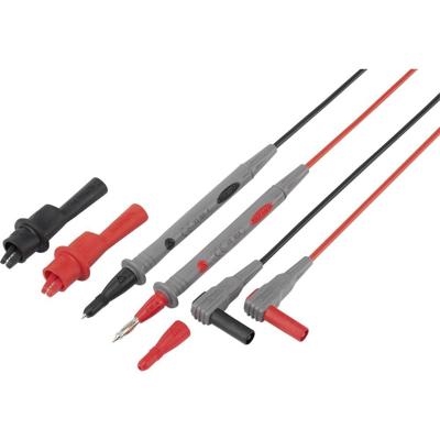 VOLTCRAFT TL 88-4 Veiligheidsmeetsnoerenset Banaanstekker 4 mm Testpunt 1.80 m Zwart, Rood 1 set(s) VOLTCRAFT TL 88-4 Veiligheidsmeetsnoerenset Banaanstekker 4 mm Testpunt 1.80 m Zwart, Rood 1 set(s)