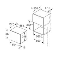 Magnetron Siemens AG BE525LMB1 Zwart 800 W - thumbnail