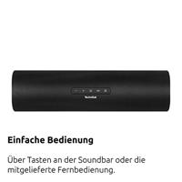 TechniSat AUDIOMASTER SL 450 - Soundbar met Bluethooth (30 watt, USB-aansluiting, HDMI, HDMI ARC, 2.0 kanaal, AUXin, audio-ingang optisch, afstandsbediening) zwart - thumbnail