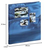 Hama Zelfklevend Album Singo 28x31 Cm 20 Witte Pagina's Aqua - thumbnail