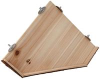 TRIXIE NATURAL LIVING AFDAK MET LIGPLAATS 33X33 CM 3 ST - thumbnail