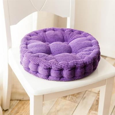 Verdikte ronde computer Stoelkussen vloermatten voor Office klas Home grootte: 43x43cm (paars)