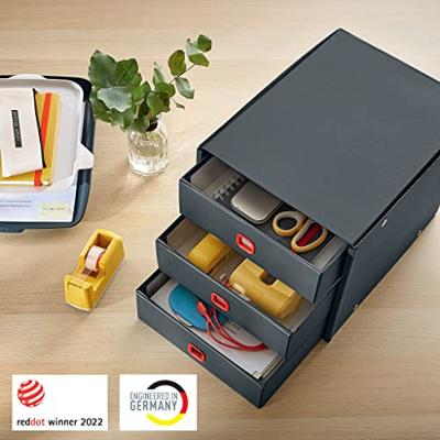 Leitz Click & Store Cosy ladenblok, 3 laden, grijs Leitz Click & Store Cosy ladenblok, 3 laden, grijs
