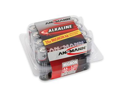 Ansmann Alkaline Batterijen Mignon (AA/LR6) 20x