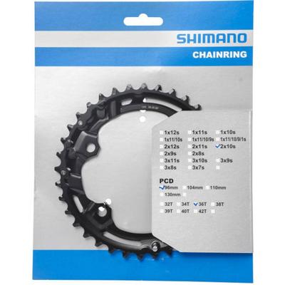 SHIMANO kettingblad "deore" fc-m4100 chain ring shim. deore fc-m4100 36 teeth