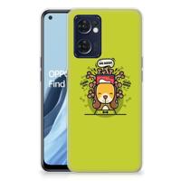OPPO Reno 7 5G | Find X5 Lite Telefoonhoesje met Naam Doggy Biscuit - thumbnail