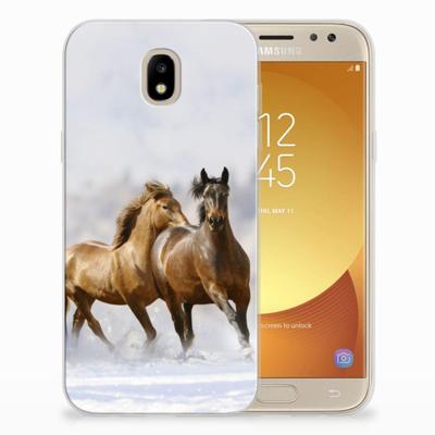Samsung Galaxy J5 2017 | TPU Hoesje | Paarden Samsung Galaxy J5 2017 | TPU Hoesje | Paarden