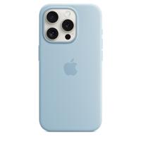 Apple Silicone MagSafe Case iPhone 15 Pro Light Blue - thumbnail