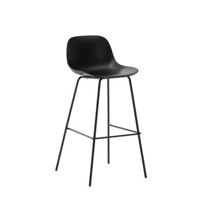 Kave Home Barkruk 'Altea' Gerecycled kunststof, kleur Zwart (zithoogte 74cm) Kave Home Barkruk 'Altea' Gerecycled kunststof, kleur Zwart (zithoogte 74cm)