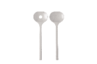 Mepal saladebestek Bloom 2-delig - pebble white - thumbnail