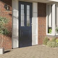 VidaXL Raamfolie jaloezieënpatroon mat 45x500 cm pvc - thumbnail