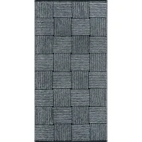 Cawö Cawö Black&White 6281 zwart/wit Handdoek 50x100 - thumbnail