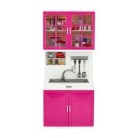 Fleur keuken speelset gootsteen met keukenkastjes - thumbnail