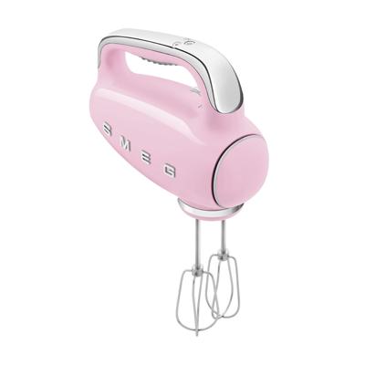 Smeg HMF01PKEU jaren '50 handmixer, roze Smeg HMF01PKEU jaren '50 handmixer, roze