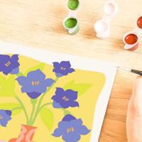 Ravensburger - CreArt 18x24 cm - Volwassenen - Schilderen op nummer - Narcissen - Ontspannende en creatieve activiteit - 12023136 - thumbnail