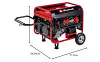 Einhell Power X-Change TC-PG 55/E5 4-takt Aggregaat 7.5 kW 230 V, 400 V 80.400 kg 3600 W - thumbnail