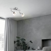 Light depot - LED opbouwspot Vaya 2L - 26 cm - mat staal - Outlet - thumbnail