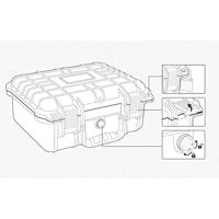 TOOLCRAFT Outdoorkoffer (l x b x h) 250 x 270 x 125 mm - thumbnail