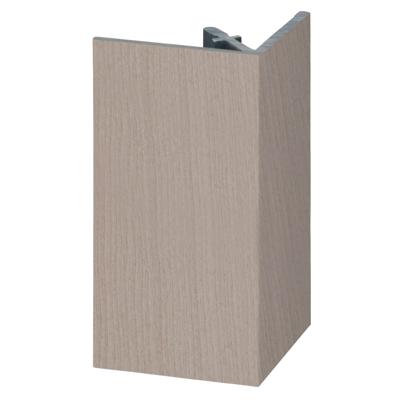 Keralit uitwendig rechthoekprofiel Vergrijsd ceder (2812)