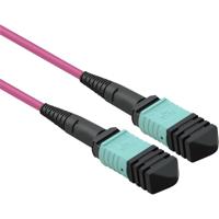 VALUE MPO Trunk Kabel 50/125µm OM4, MPO/MPO, violet, 15 m - thumbnail