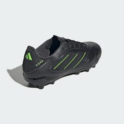 adidas Copa Pure III League Gras / Kunstgras Voetbalschoenen (MG) Kids Zwart Donkergrijs Groen