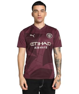 Manchester City 3rd Shirt Senior 2024/2025 - Maat XXL - Kleur: Rood | Soccerfanshop