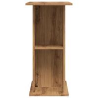 Aquariumstandaard 36x75x72,5 cm bewerkt hout artisanaal eiken - thumbnail