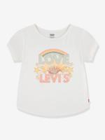 T-shirt regenboog dubbele manchet LEVI'S details met pailletten ecru - thumbnail