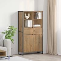 Dressoir met lade 2 pcs Ambachtelijk eiken 81 x 36 x 150.5 cm - thumbnail