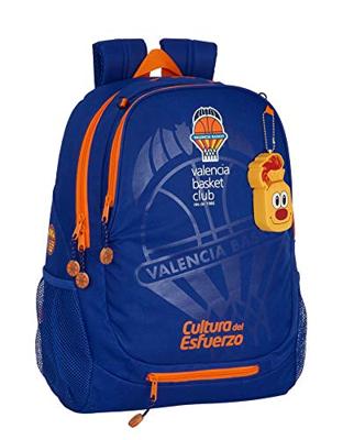 Schoudertas Valencia Basket Blauw Oranje (16 x 22 x 6 cm)