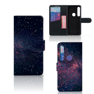 Motorola Moto G8 Plus Book Case Stars Motorola Moto G8 Plus Book Case Stars
