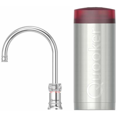 Quooker Classic Nordic Round Kokendwaterkraan Single Tap Set - Kokend Water - Chroom - Inclusief COMBI+ Reservoir