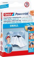 tesa POWERSTRIPS® Small Dubbelzijdig plakband Wit Inhoud: 14 stuk(s) - thumbnail